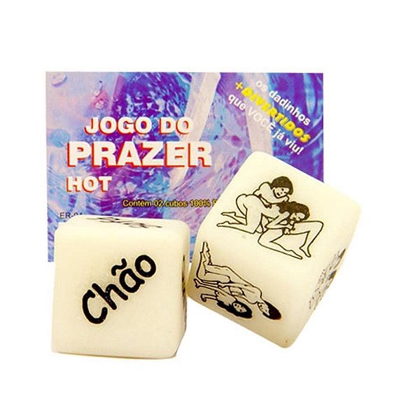 Jogo Do Prazer Hot Glow Hétero - Contém 2 Dados | Diversão Ao Cubo