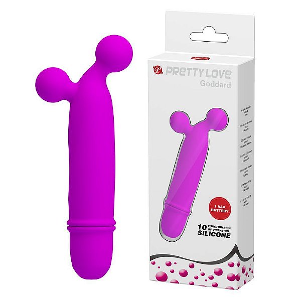 Mini Vibrador Com 10 Modos De Vibração - PRETTY LOVE GODDARD