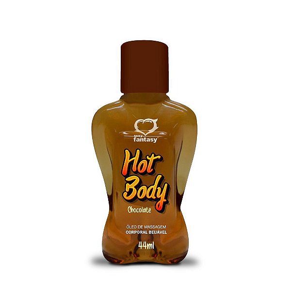 Hot Body Sexy Fantasy - Óleo De Massagem Corporal Beijável | Sabor: Chocolate
