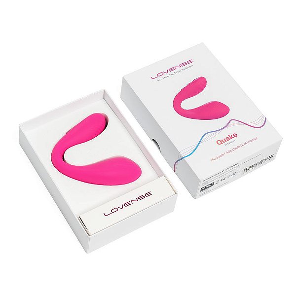 Vibrador Duplo De Ponto G e Clitóris Por Aplicativo- Lovense Quake.