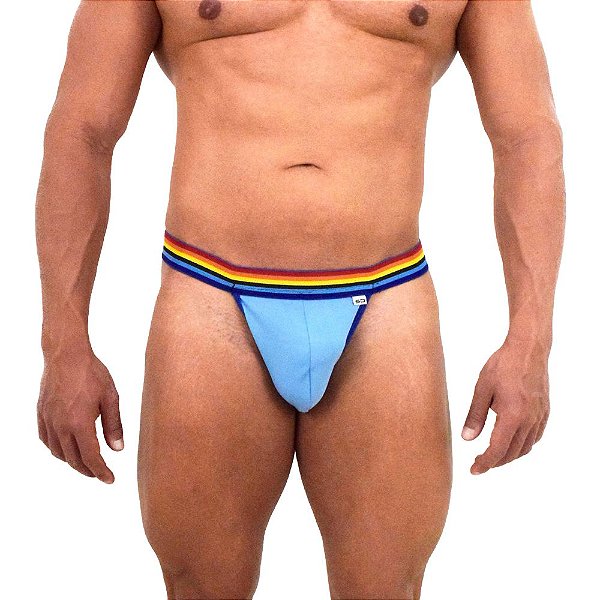Cueca Fio Dental Tamanho Unico Arco-Iris Flutua - SD Clothing