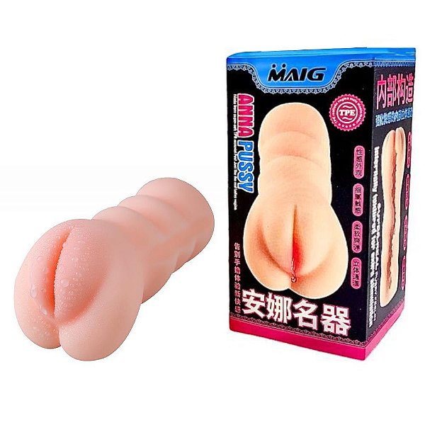 Masturbador Masculino Formato Vagina Textura Realística 12 X 5 Cm