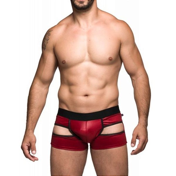 Cueca Sunga Abertura Pernas Vermelho  - SD Clothing