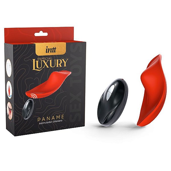 INTT ESPECIAL LUXURY PANAME - Vibrador Clitoriano de Calcinha com 12 Modos de Vibração e Controle Remoto Sem Fio
