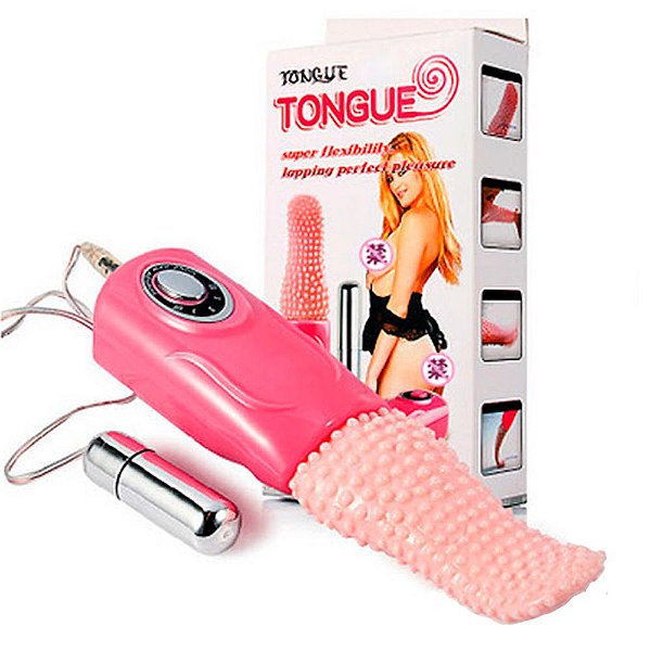 Estimulador Formato Língua 3 Velocidades de Movimento e Vibração - BAILE TONGUE