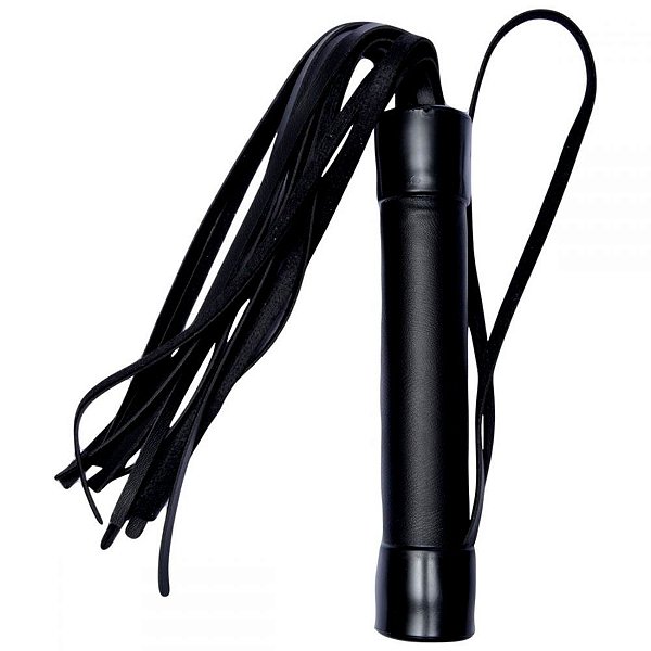 Chicote com 10 Tiras BDSM 40 Cm - Dominatrixxx