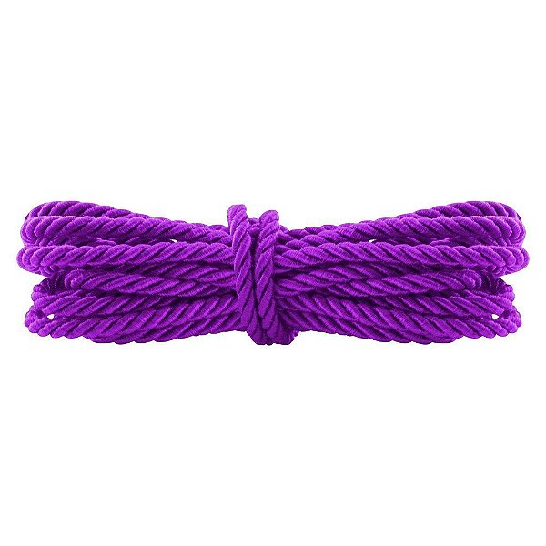 Corda Shibari 50 Tons Algodão 05 Metros Roxo BDSM - Dominatrixxx