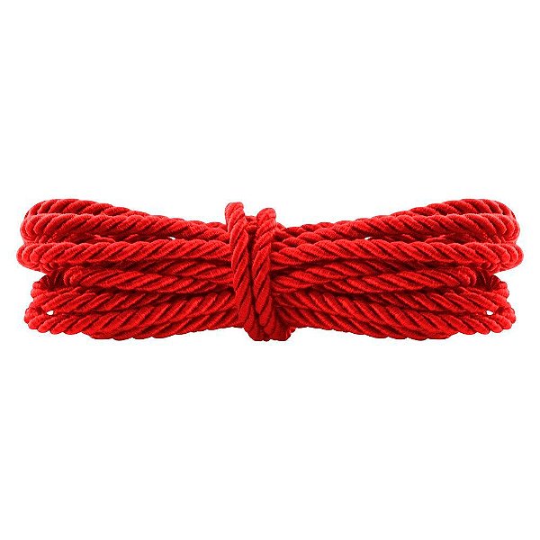 Corda Shibari 50 Tons  Algodão  05 Metros Vermelho BDSM - Dominatrixxx