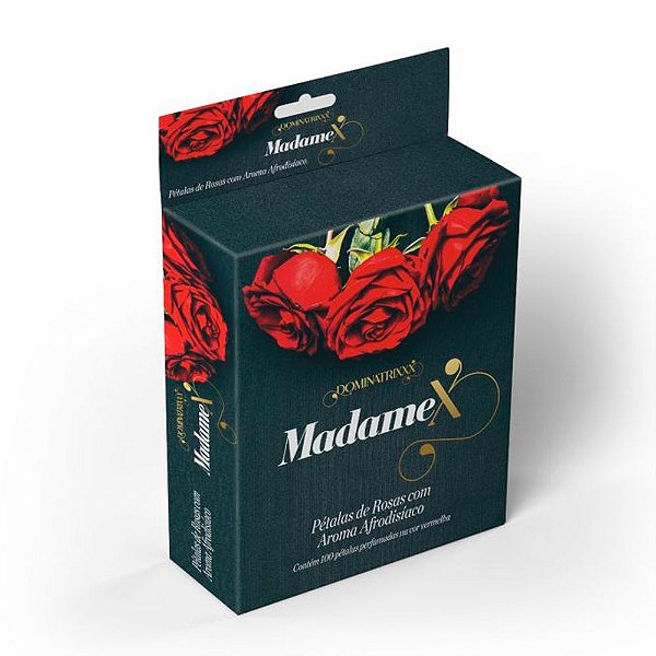 Petalas de Rosas com Perfume Afrodisiaco  Madame X - Dominatrixxx