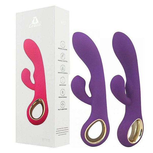 LEALSO MIYA MY BLAZING - Vibrador Estimulador De Ponto G E Clitóris Com 10 Modos De Vibração E 5 Velocidades | Cor: Roxo