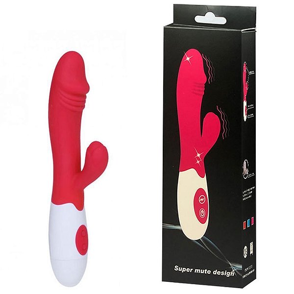 Vibrador Ponto G E Clitóris Com 10 Modos De Vibração Rosa - Snappy