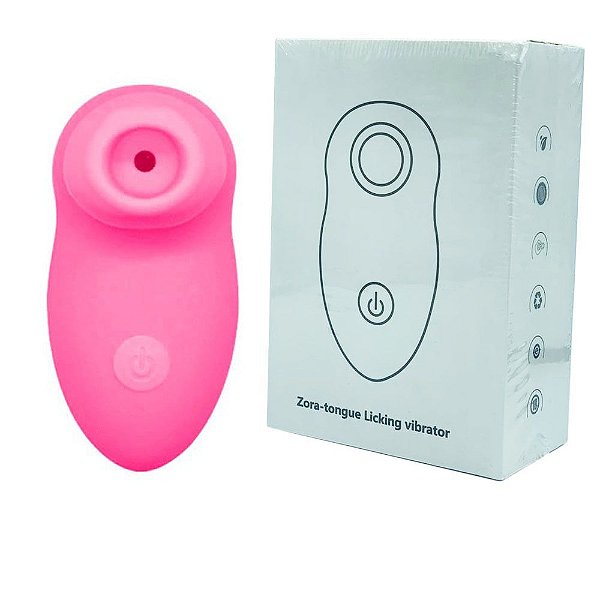 Zora-Tongue Licking Vibrator - Estimulador De Clitóris Com 7 Níveis De Sucção Em Silicone De Toque Macio E Aveludado