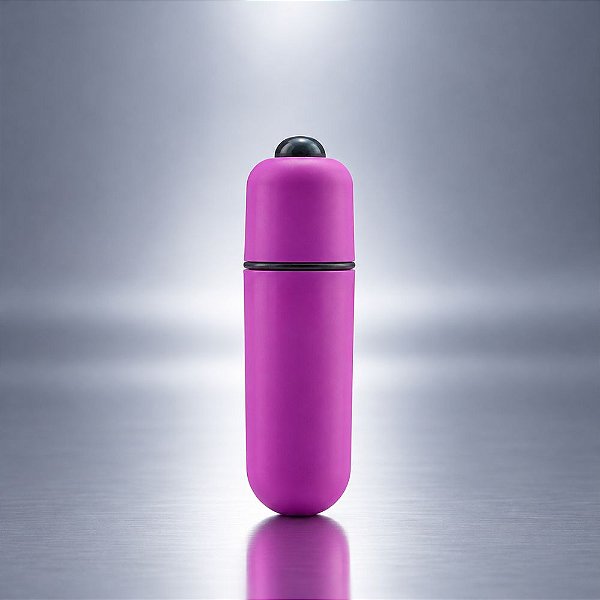 Cápsula Vibratória – Mini Bullet Massager Roxo – 10 Modos De Vibração Em ABS