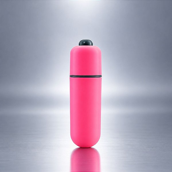 Cápsula Vibratória – Mini Bullet Massager Rosa – 10 Modos De Vibração Em ABS