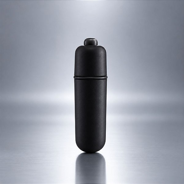 Cápsula Vibratória – Mini Bullet Massager Preto – 10 Modos De Vibração Em ABS