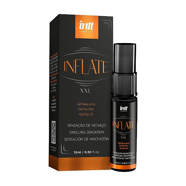 Gel Inflate Spray Sensação de Aumento 15ml - Intt Cosméticos