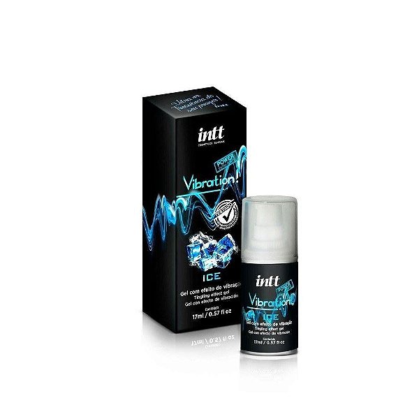 Gel Vibration Power Excitante Ice Comestível Pulsa - INTT