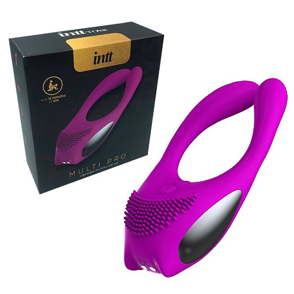 Intt Multi Pro - Vibrador Multifuncional para Casal ou Estimulador com 12 Modos de Vibração
