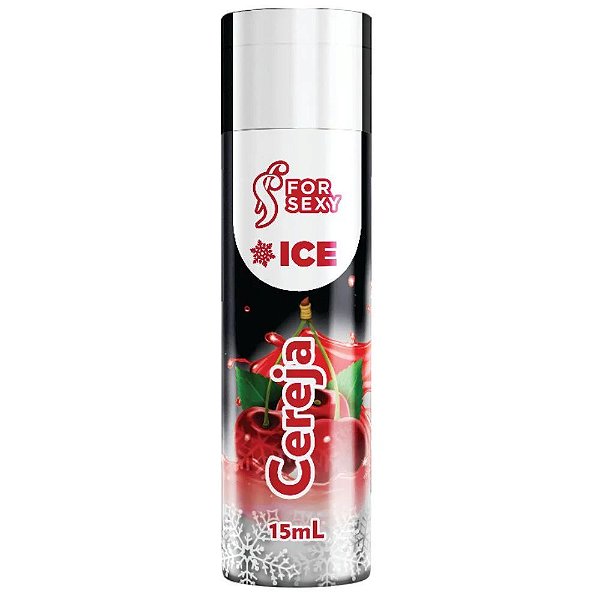 Gel Massagem Sensação Ice 15ml Cereja - For Sexy