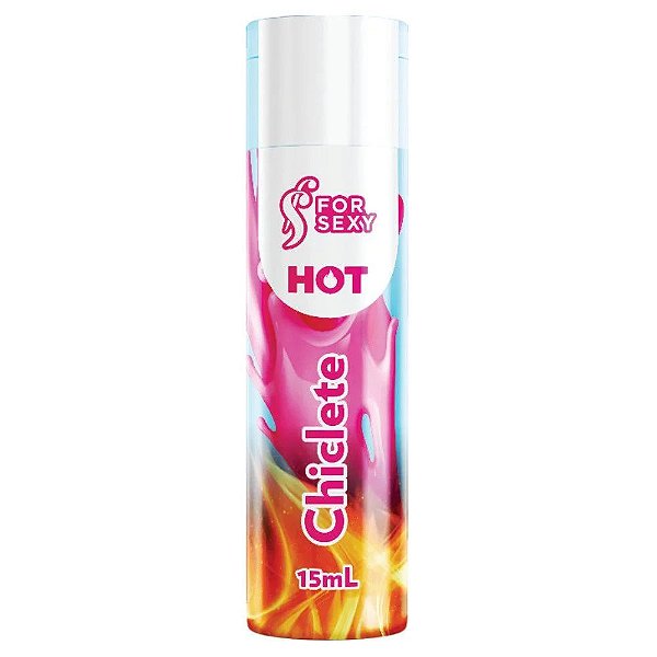 Gel Para Massagem Comestível Sensação HOT Chiclete 15mL  - FOR SEXY