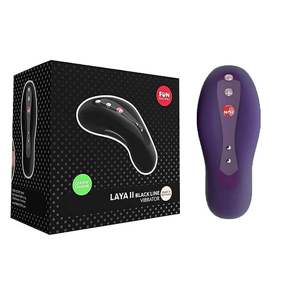 FUN FACTORY LAYA II VIBRATOR - Massageador Estimulador de Clitóris Recarregável com 4 Velocidades e 6 Modos de Vibração