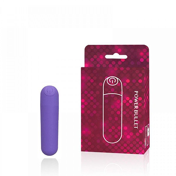 Mini Vibrador Bullet Recarregável Aveludado Roxo - YouVibe