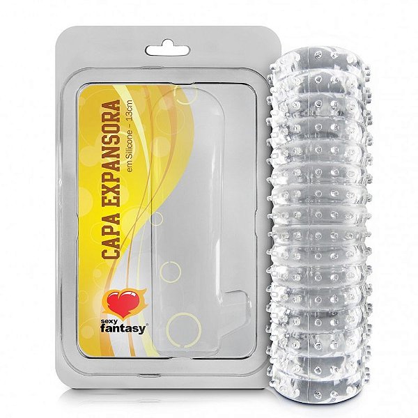 Capa Peniana Vazada  Com Cerdas Massageadoras - SEXY FANTASY