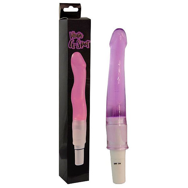 Vibrador Estimulador De Ponto G Em Formato De Pênis Roxo - G-Spot