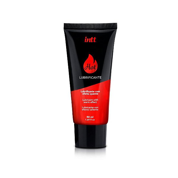 Gel Lubrificante Hot a Base de Água Morango 50ml INTT