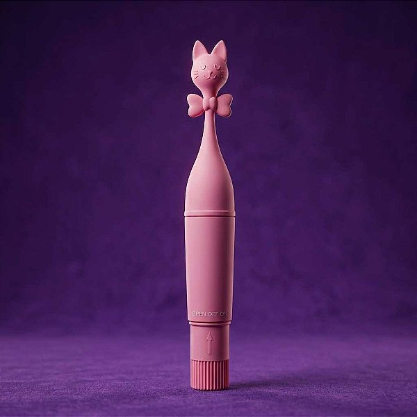 Vibrador Estimulador Clitoriano Me Ame Cat Laço – Design Portátil com Vibração Potente e Silenciosa