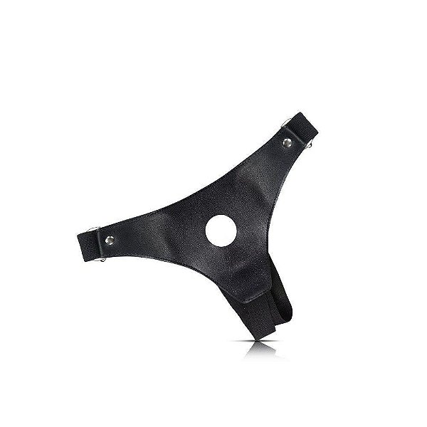 Cinto Em Couro Sintético Com Regulagem Furo 3,5 cm