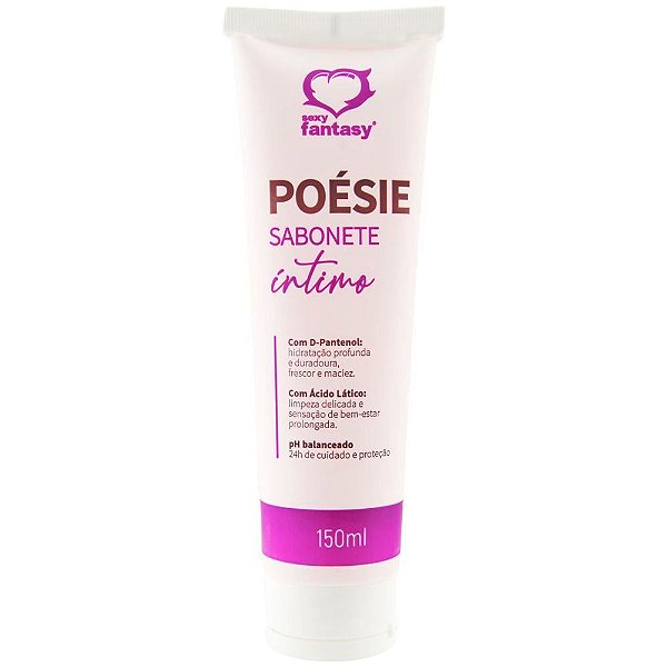 SEXY FANTASY POÉSIE - Sabonete Liquido Íntimo com D Pantenol e PH Balanceado