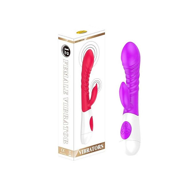 Female Vibrator - Vibrador Ponto G E Estimulador De Clitóris Com 12 Modos De Vibrações | Cor: Roxo