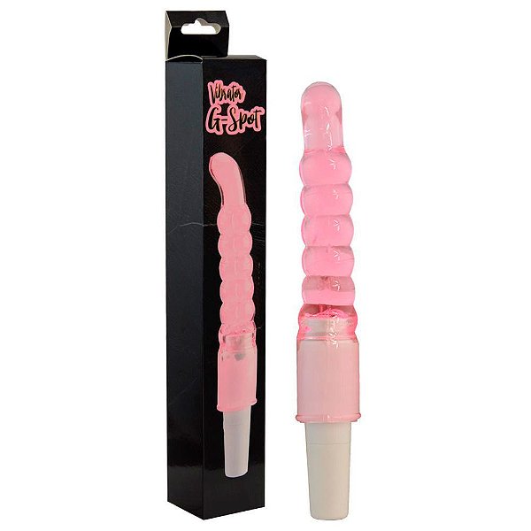 Vibrador G-Spot - Estimulador De Ponto G Com Ondulações E Vibração Multivelocidade | Cor: Rosa