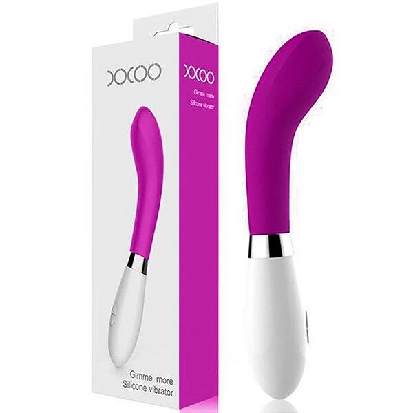 XXOO - Vibrador Estimulador De Ponto G Em Silicone Com 10 Modos De Vibrações 12 X 3 CM | Cor: Rosa