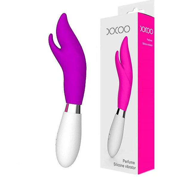 XXOO -  Vibrador Estimulador Ponto G e Clitóris 10 Modos de Vibrações Em Silicone Soft Touch | Cor: Roxo