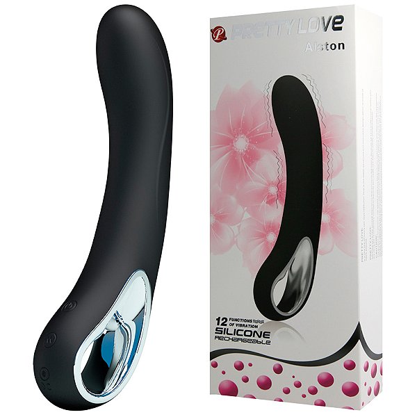 Vibrador Ponto G Recarregável com 12 Modos de Vibração - Pretty Love Alston