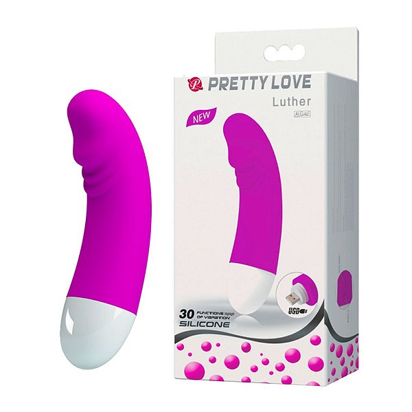 Vibrador Ponta em Forma de Glande E 30 Modos de Vibração - Pretty Love Luther