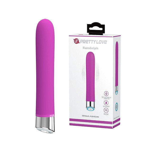 PRETTY LOVE RANDOLPH - Vibrador Personal com 12 Modos de Vibração - 16,5 X 2,5 CM