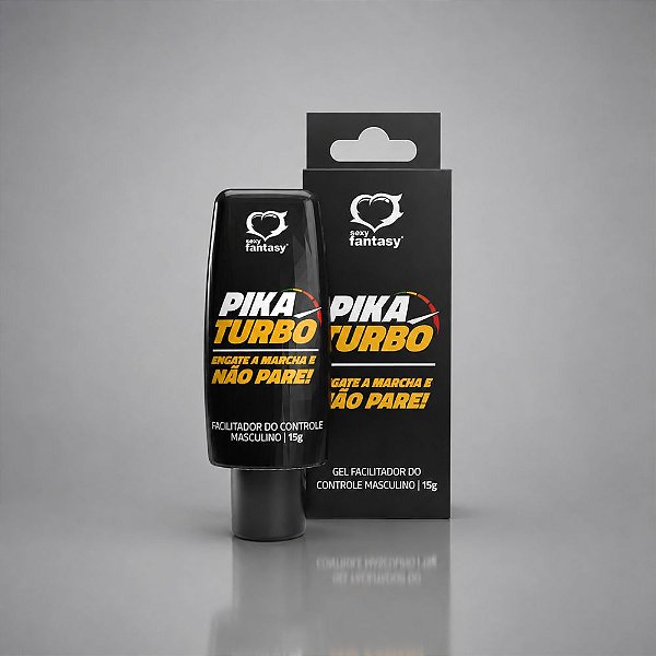 Gel Facilitador Do Controle Masculino Pika Turbo 15g Sexy Fantasy