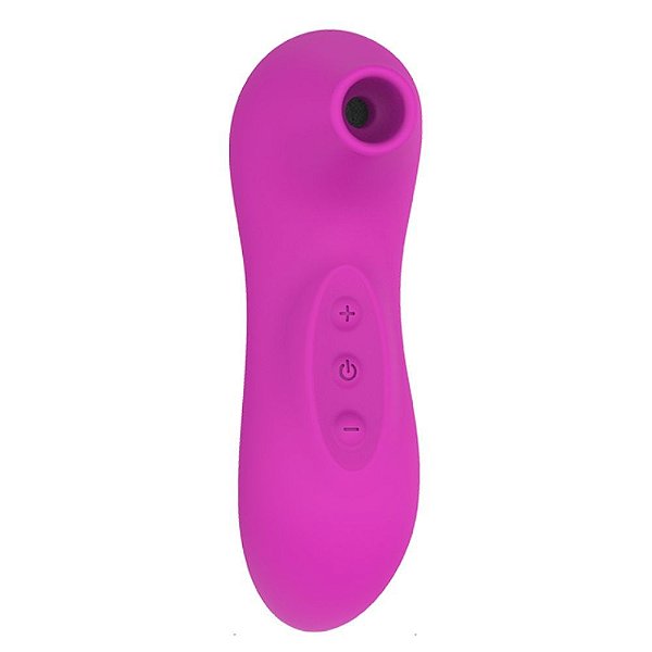 Sucking Massager - Estimulador de Clitóris Recarregável com 10 Modos de Sucção 11,5 X 3,5 Cm | Cor: Roxo