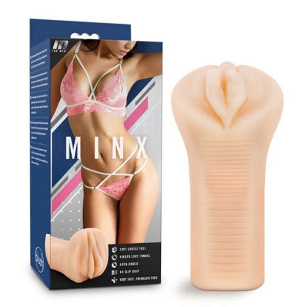 Masturbador em Formato de Vagina em Cyberskin -18 x 9,6 cm - M For Men Minx