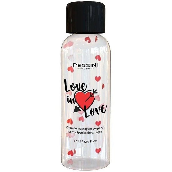 Pessini Love in Love - Óleo de Massagem Corporal com Esfoliantes 60 ml