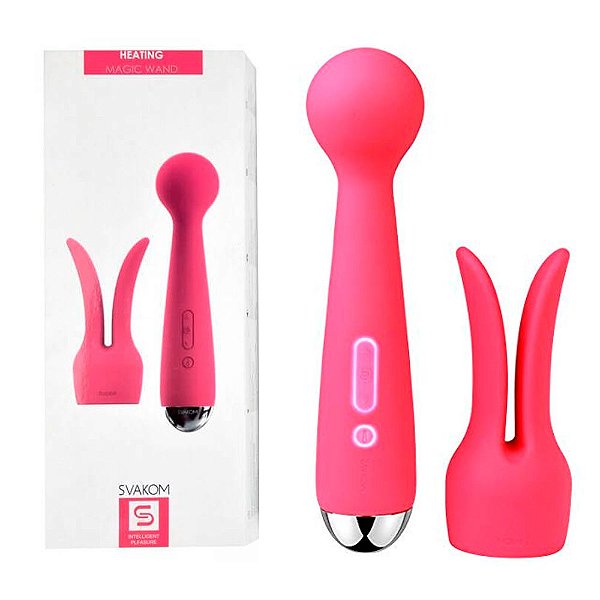 Massageador Erótico Com Auto Aquecimento - Svakom Emma Rabbit.