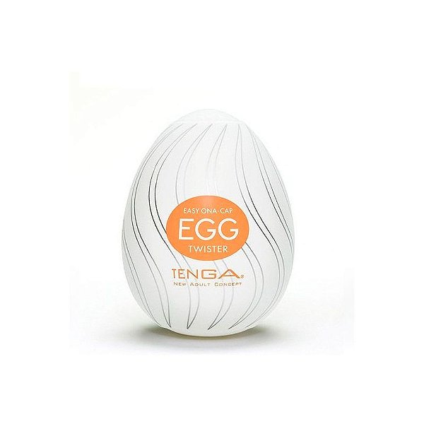 Egg Ona-Cap Tenga Twister - Masturbador Masculino Em Formato De Ovo Com Textura Interna