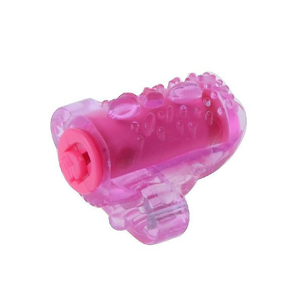 Vibrador de Língua com Capa em Jelly Para Sexo Oral | Cor: Rosa