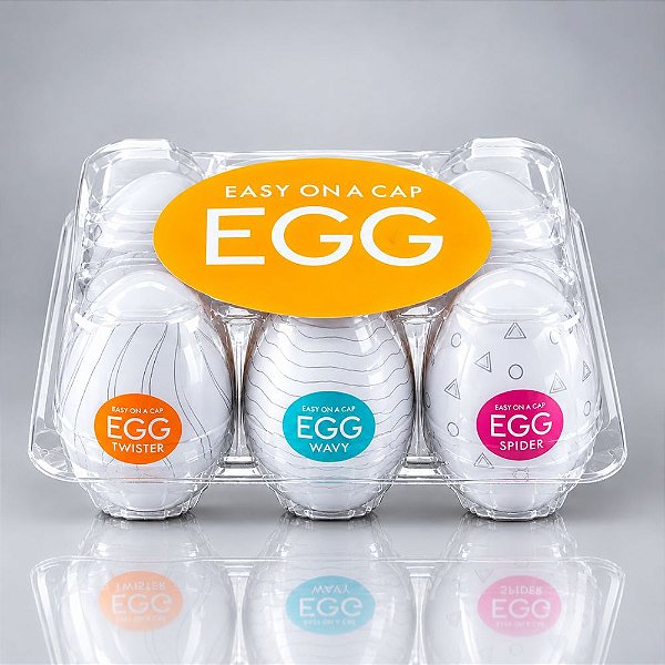 Masturbador Masculino Egg Ovo Masturbador Caixa 6 Unid Kiss