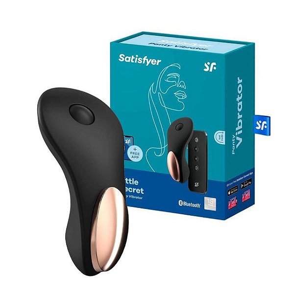 Satisfyer Little Secret Vibrador de Calcinha com App Control e Controle Remoto sem Fio Estimulador de Clitóris