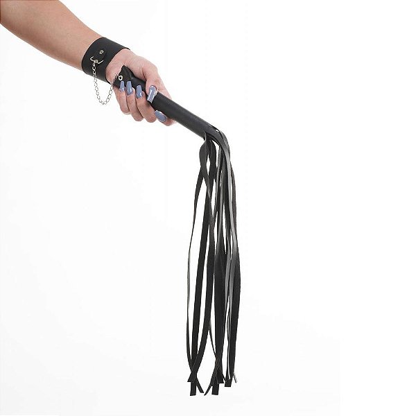 Chicote Com Tiras E Bracelete Bondage - Sexy Fantasy