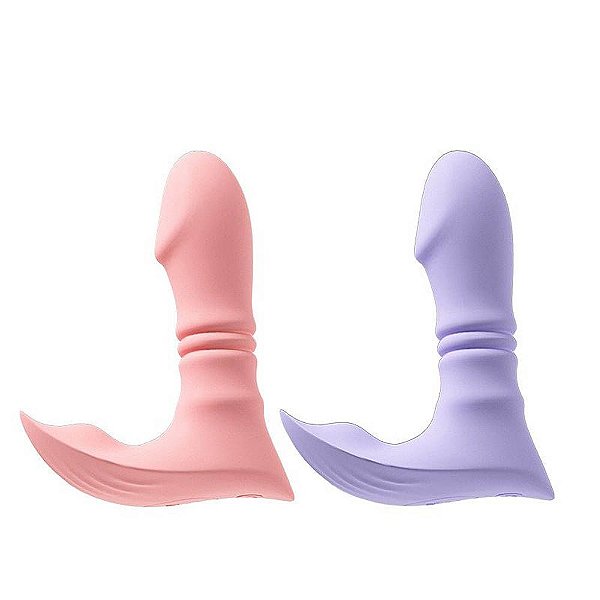 Vibrador Ponto G e Clitóris com Movimento Vai e Vem - SI